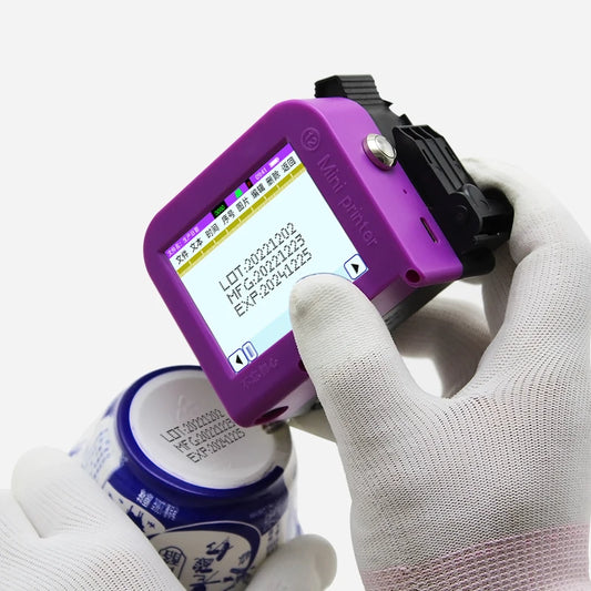 Mini Portable Label Printer for QR Codes and Dates