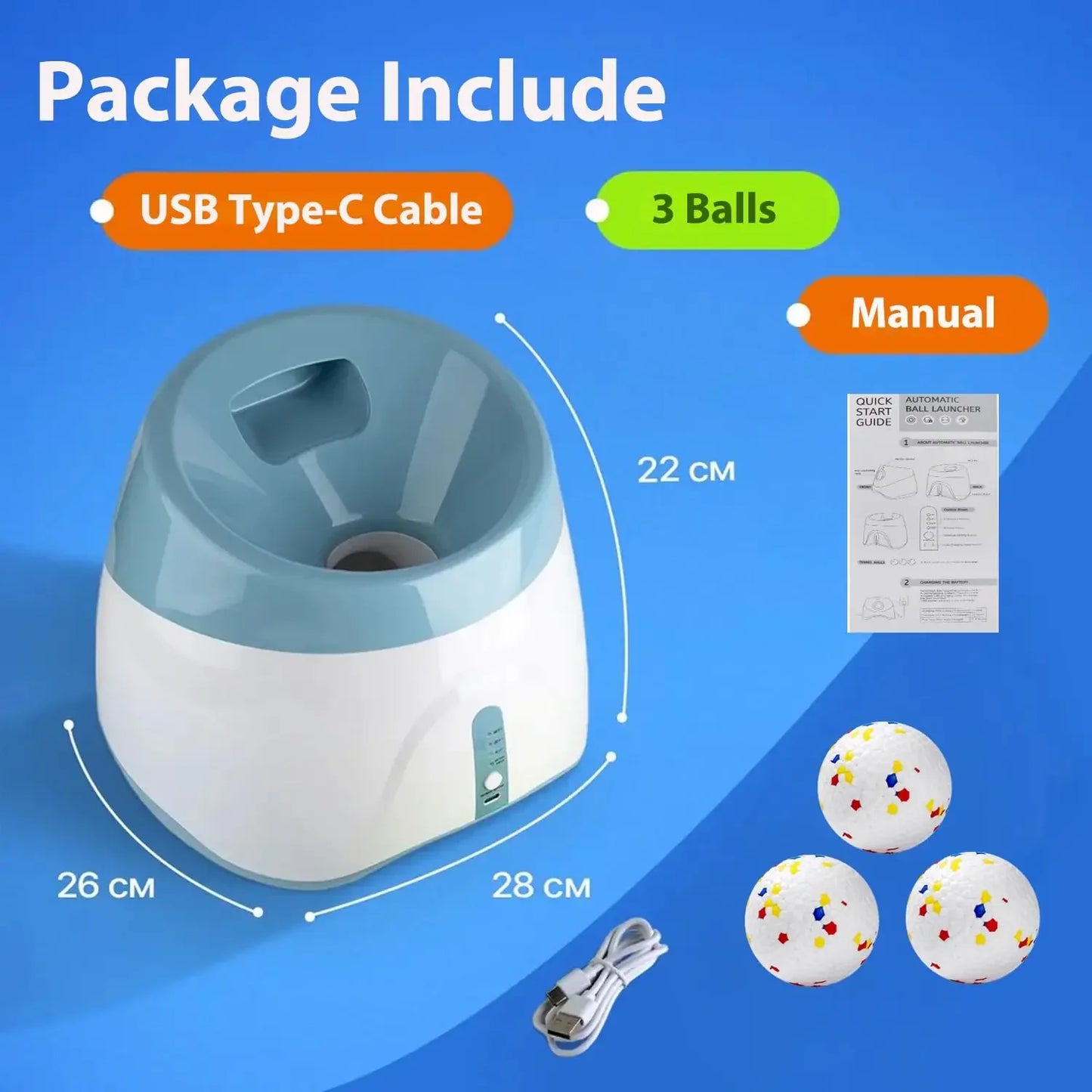 Upgrade Version Dog Ball Launcher with Adjustable Distance