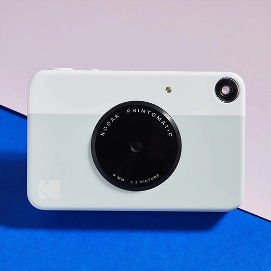 Grey Instant Photo Printing Camera with 40 Sheets