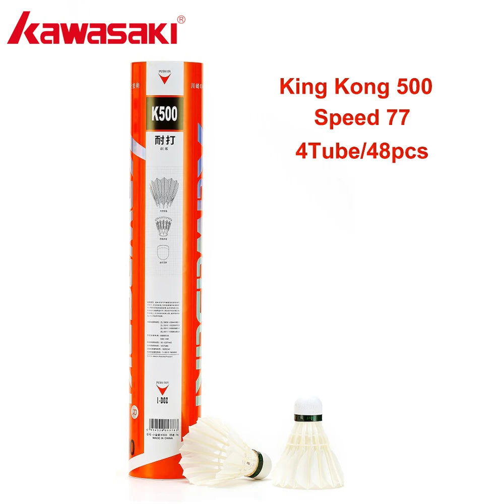 K500 Speed 77 Badminton Shuttlecock 4 Tube King Pack
