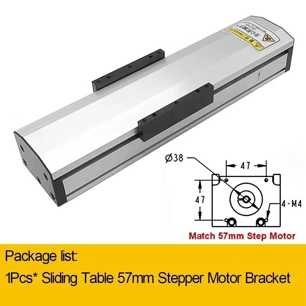 57mm Stepper Bracket Linear Stage – 900mm Stroke