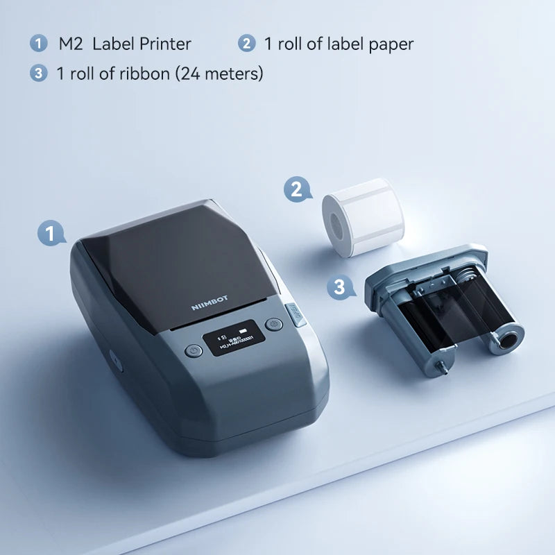 High Resolution Wireless Label Printer Complete M2 Set