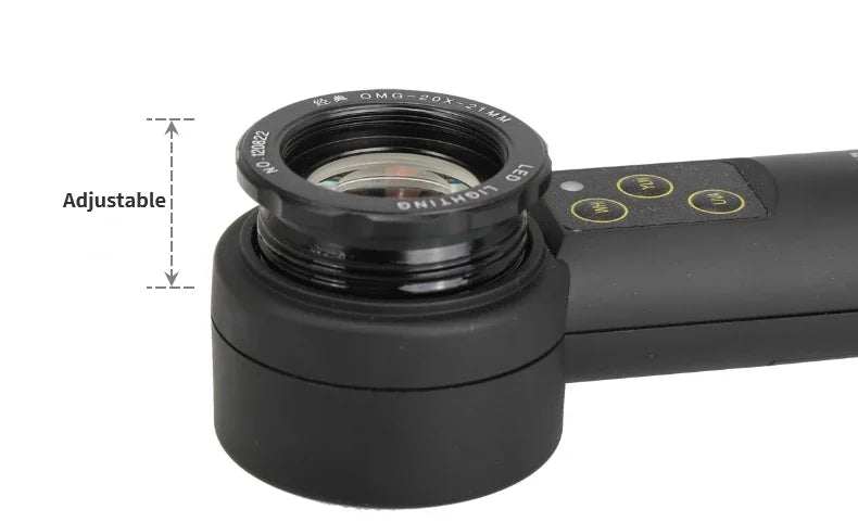 10X Magnifying Mirror with Adjustable Phone Holder