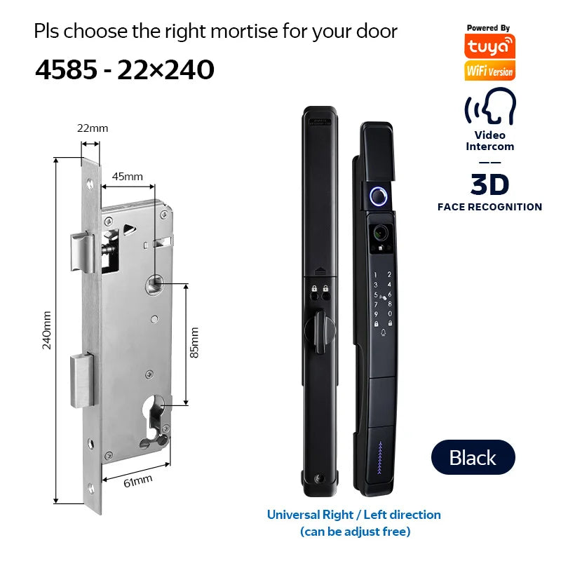 Smart Wi-Fi Door Lock with 3D Face Recognition