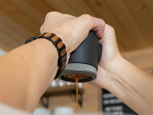 Portable Espresso Maker 18 Bar Pressure Travel Coffee Machine