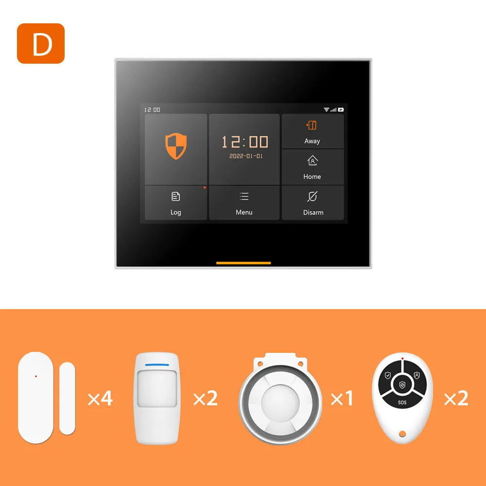 Smart Wireless Home Security System with App Control