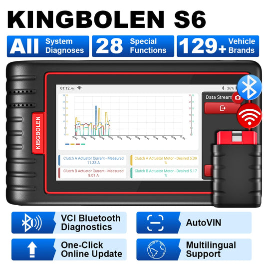 All System Car OBD Scanner with 28 Reset Functions