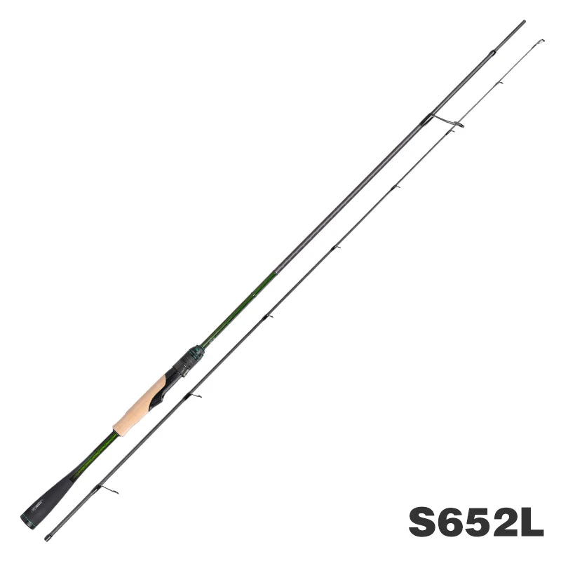 1.96m Spinning Bass Fishing Rod Lightweight Carbon