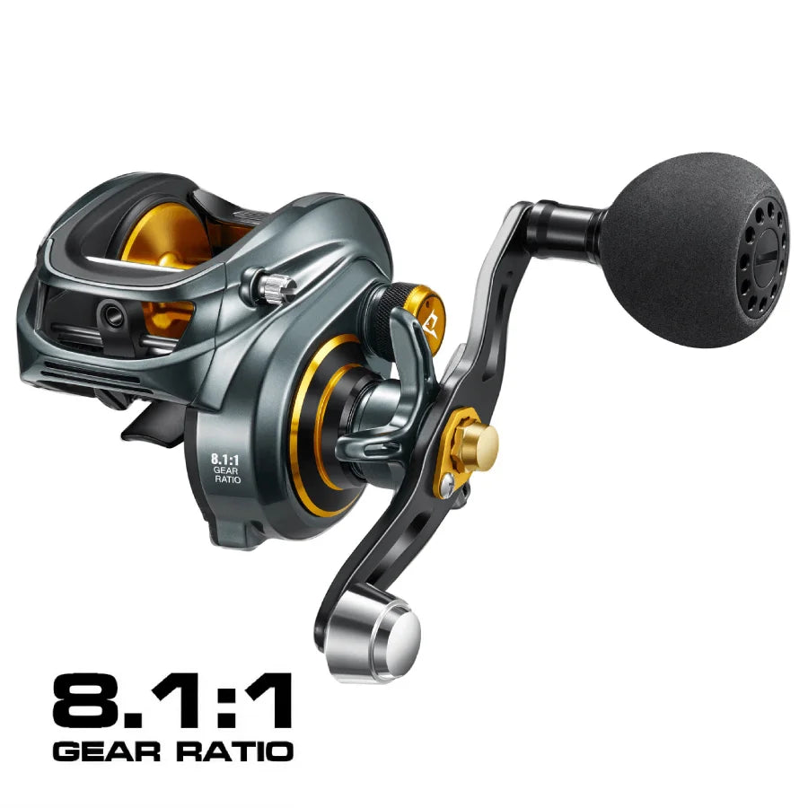 Aluminum Baitcasting Reel 15kg Drag Freshwater Saltwater