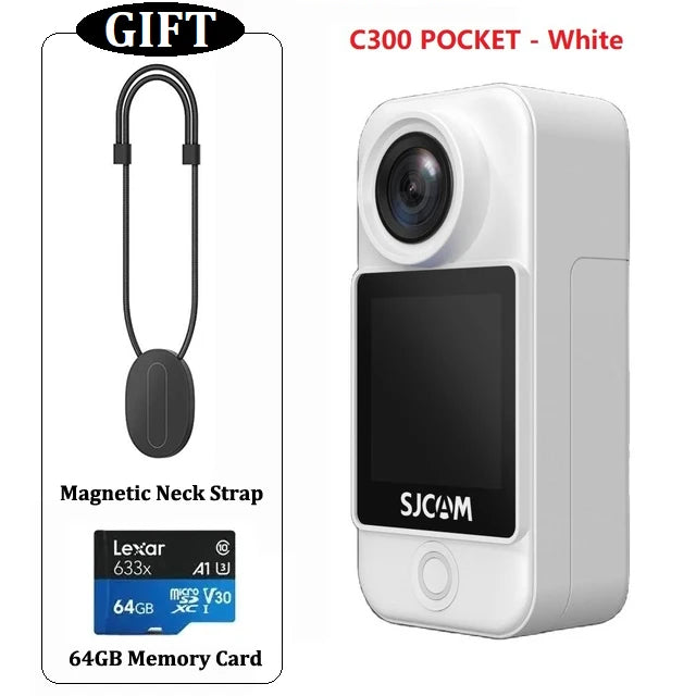 Portable 4K Pocket Action Camera with Night Vision