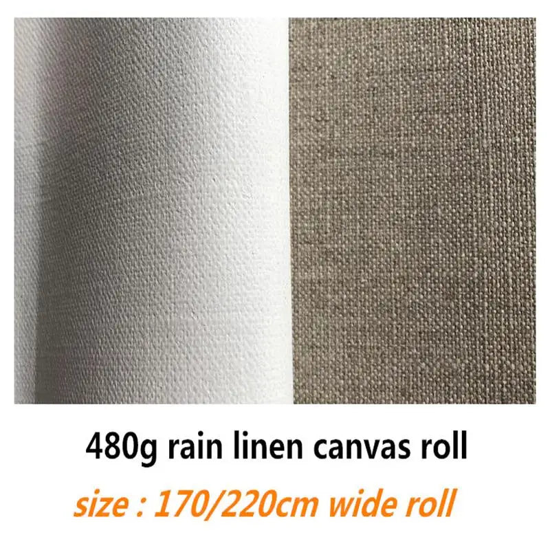 2.2m x 10m Professional Artist Linen Canvas Roll Painting Fabric