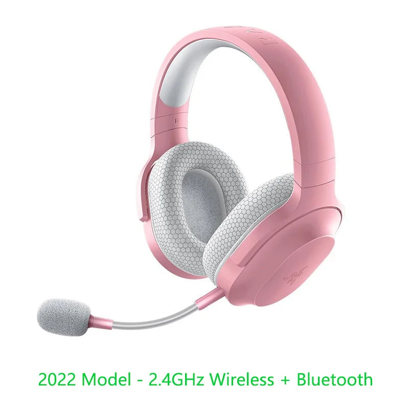 Wireless Gaming Headset Pink with USB-C and Mic