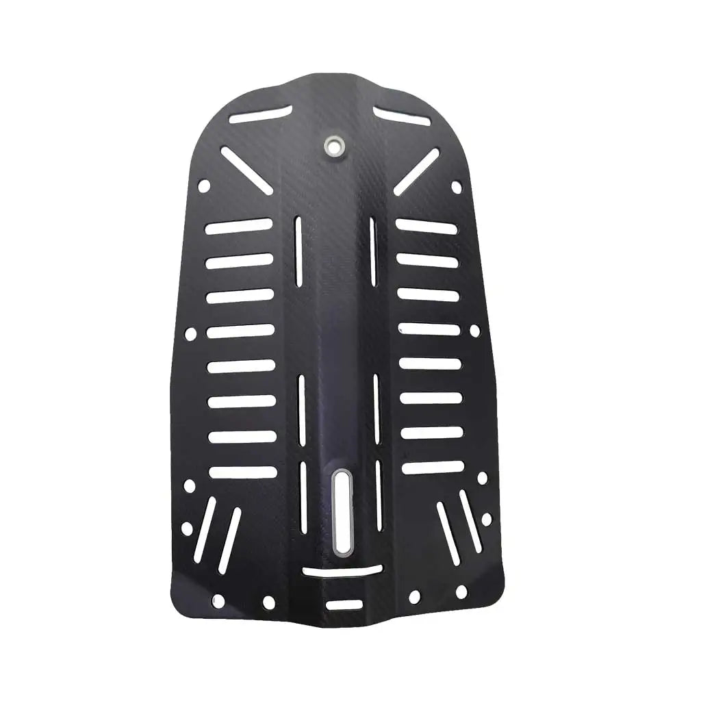 Compact Carbon Fiber Dive Backplate for Cave Divers