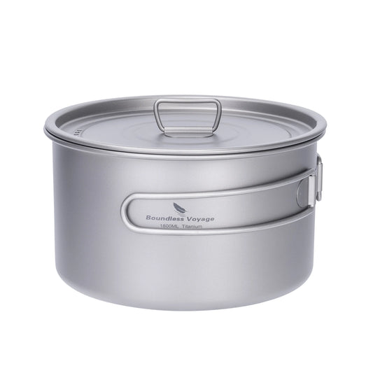 Portable Titanium Cooking Pots for Outdoor Adventures