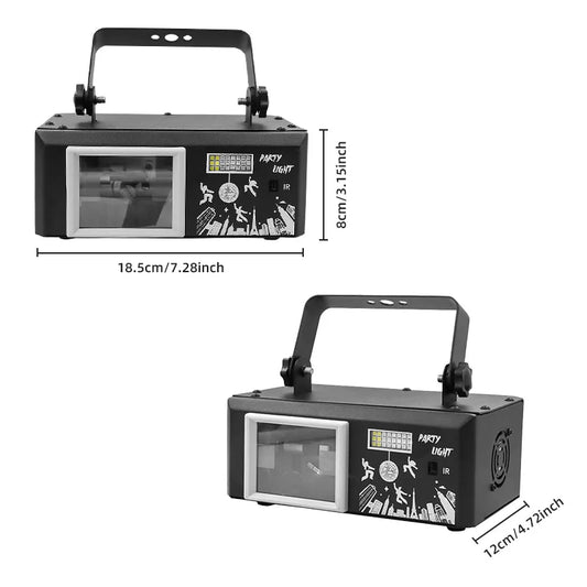 Multi Effect 6 in 1 Stage LED Laser Light
