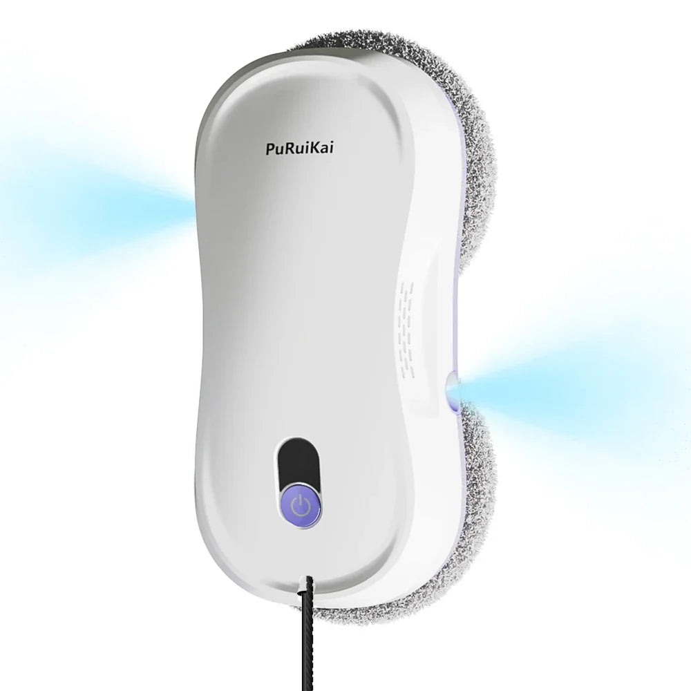 Smart Window Cleaning Robot with Electric Spray and Remote Operation