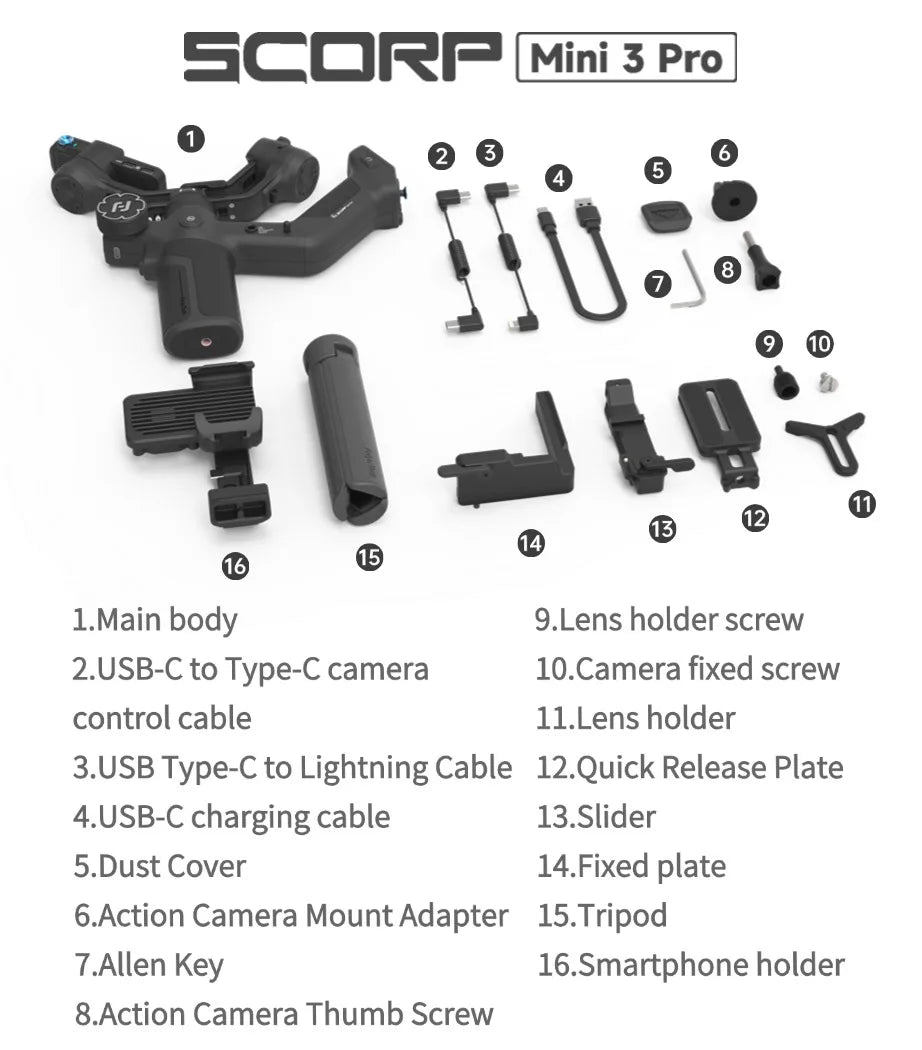 Portable AI Camera Gimbal with Smart Tracking