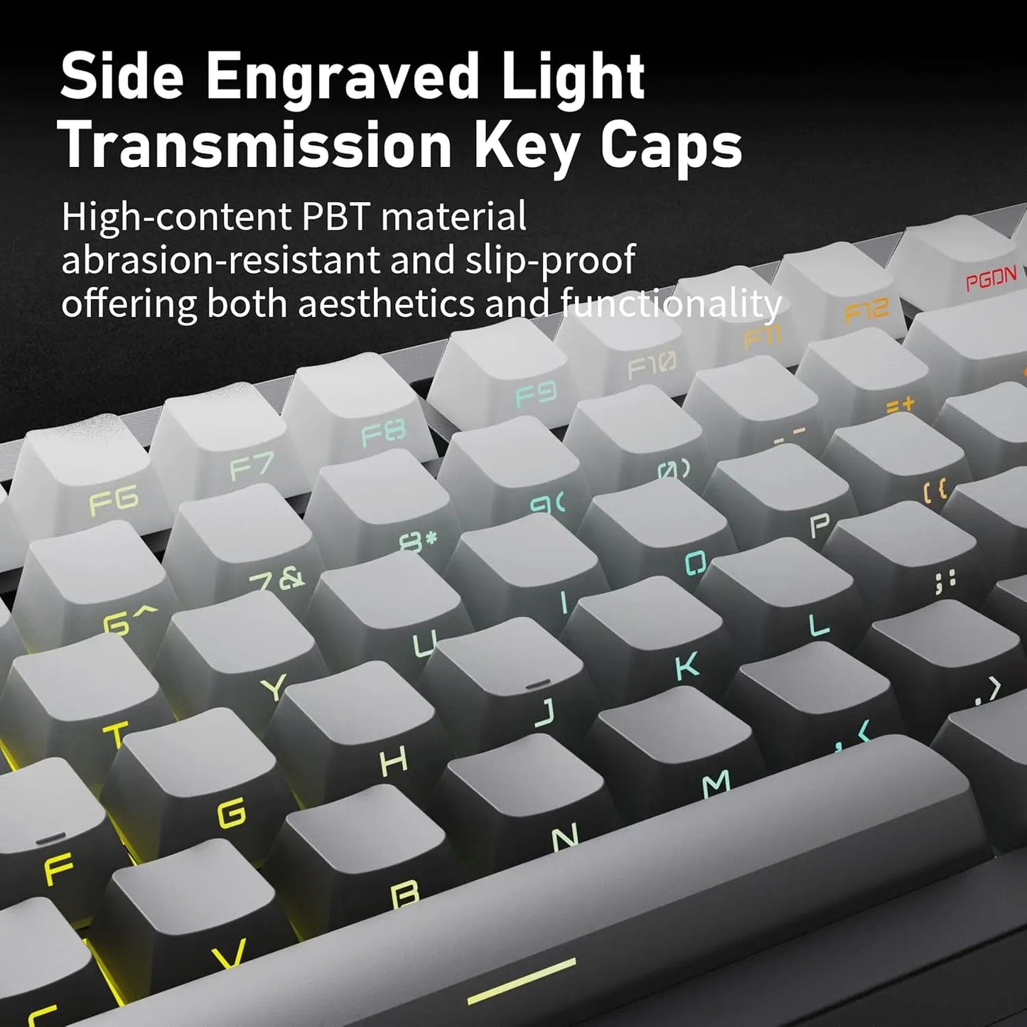 Wireless Mechanical Gaming Keyboard Black F Switch