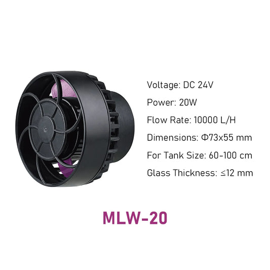 Smart WiFi Aquarium Wave Maker Pump with LCD Controller