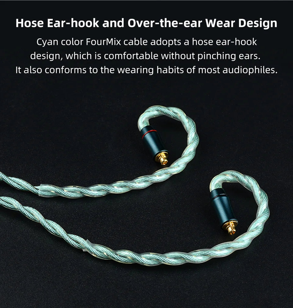 Premium IEM Upgrade Cable MMCX 0.78mm Quaternary Alloy