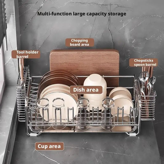 Full 36x20cm Stainless Steel Kitchen Drying Rack