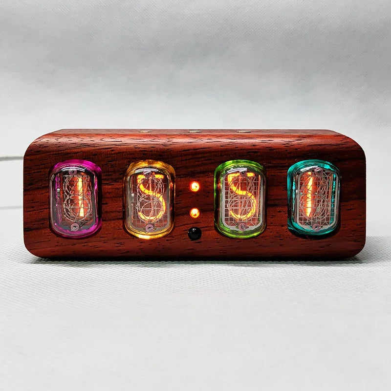 Retro Electronic Tube Clock LED Display Desk Decor