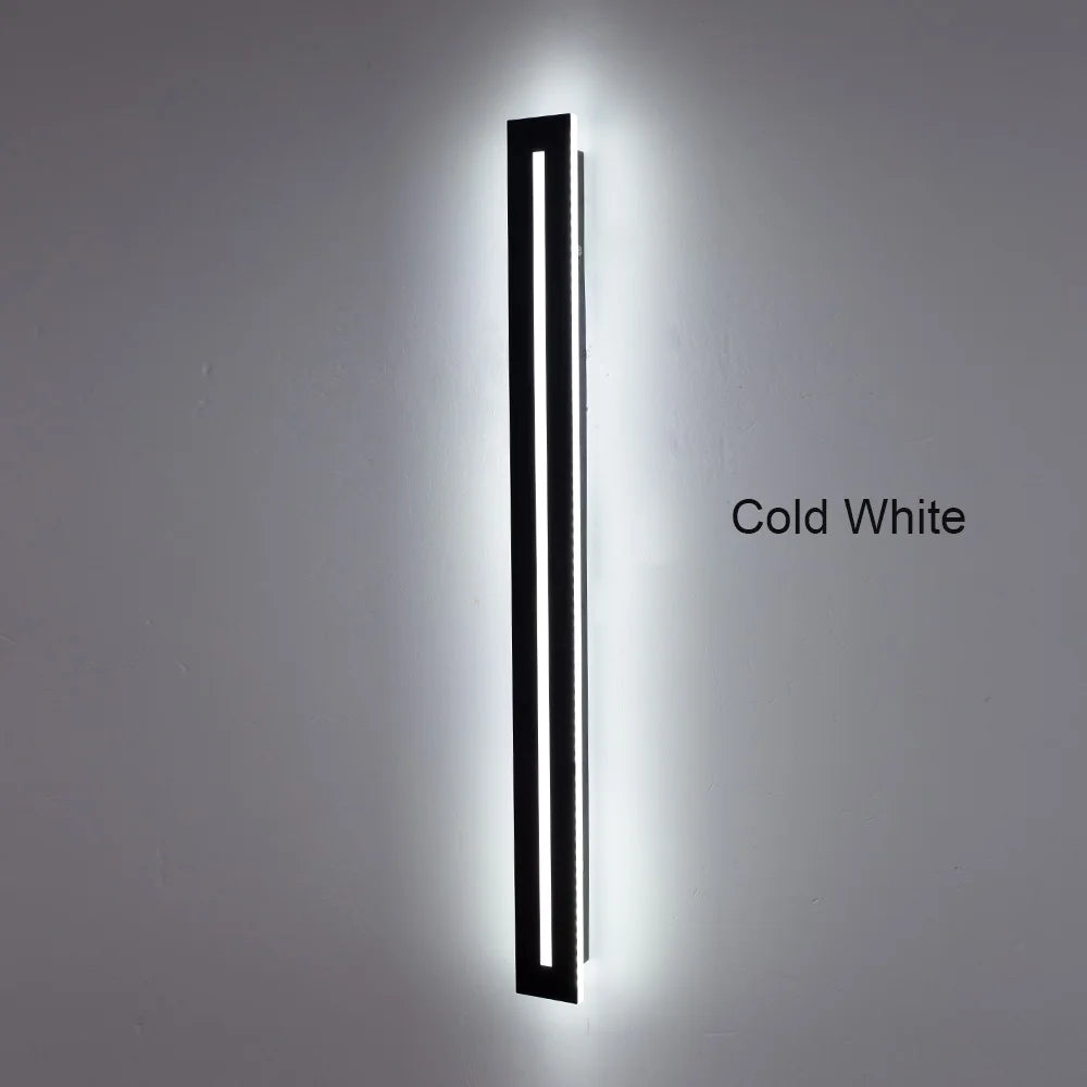 Cold White 100 cm LED Outdoor Wall Light IP65 Waterproof