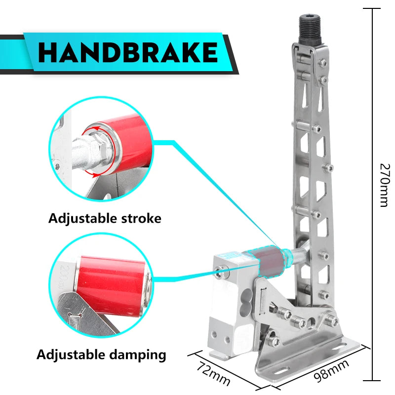 USB Sim Racing Handbrake with Adjustable Load Cell