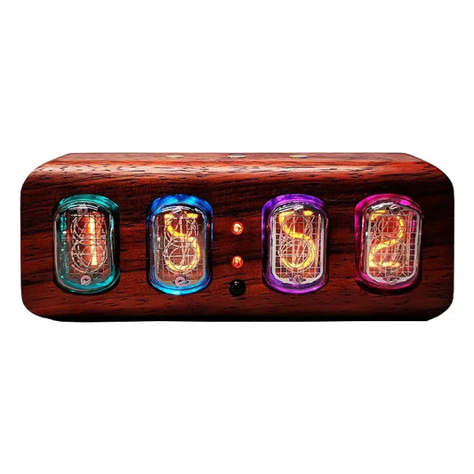 Retro Electronic Tube Clock LED Display Desk Decor
