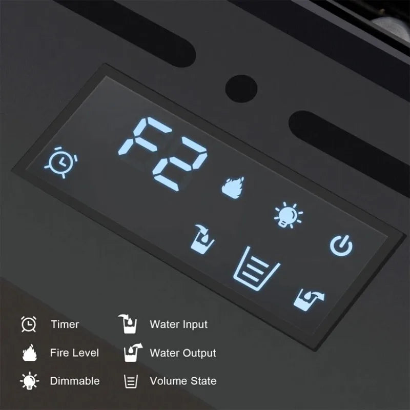 1000mm 3D Atomizing Fireplace with APP Flame Control