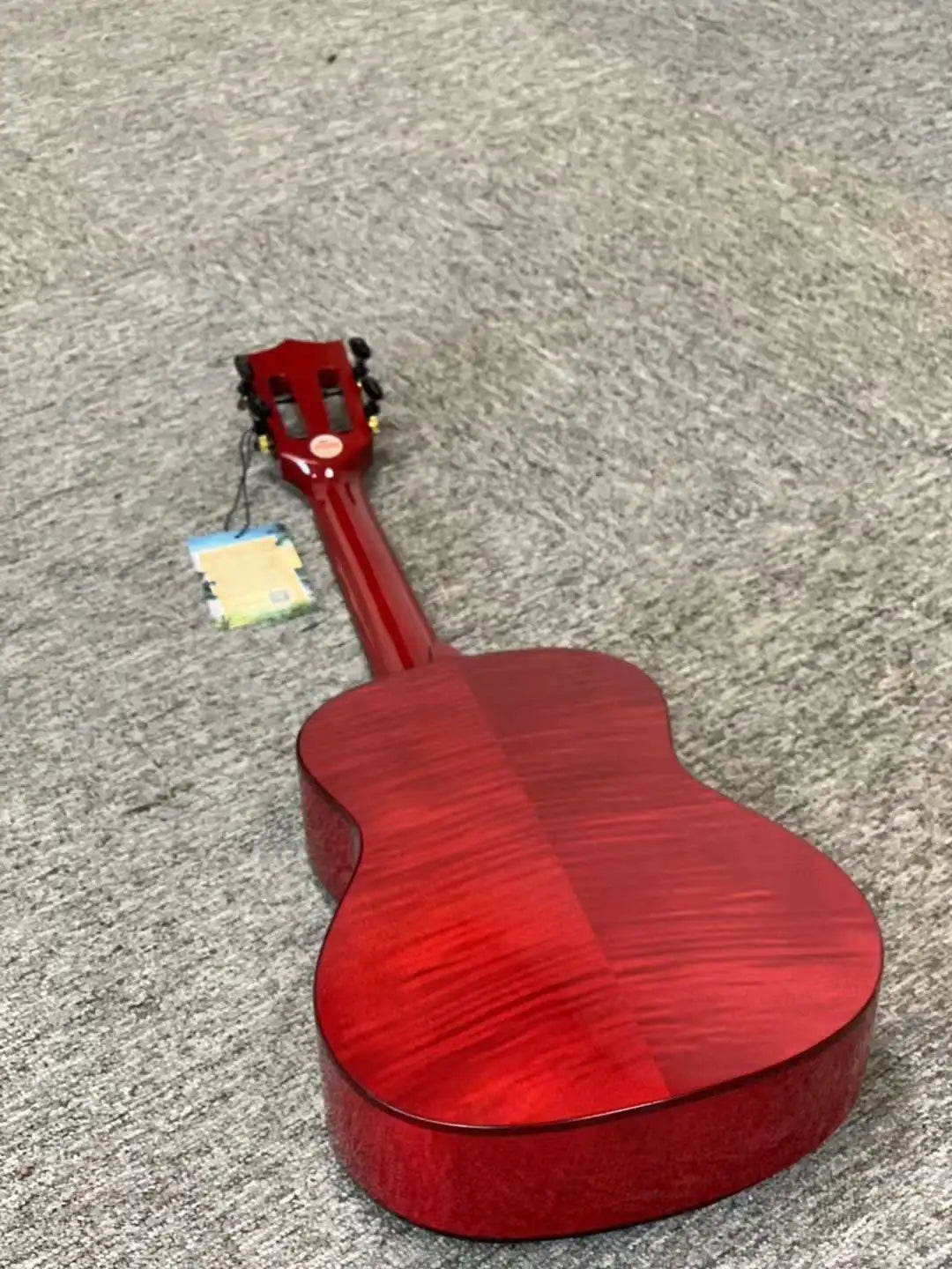 Tenor Acoustic Ukulele with Solid Flame Maple Body