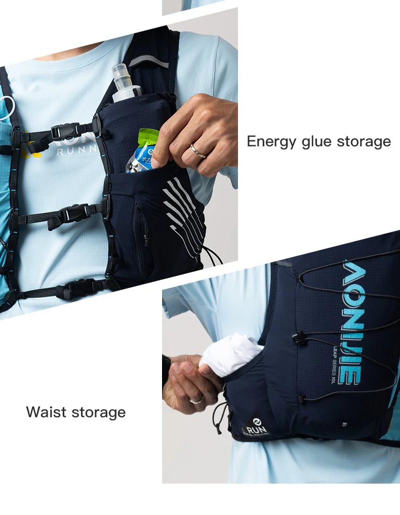 Lightweight Running Vest with 1.5L Hydration Bladder S