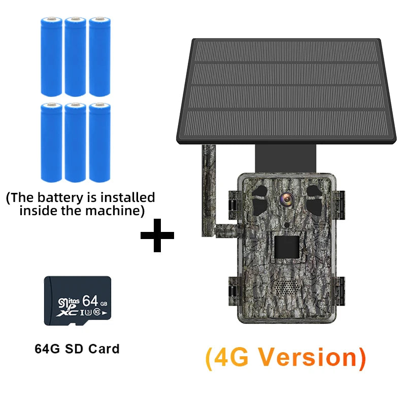 Portable 4G Wildlife Camera 64GB 940nm Invisible IR