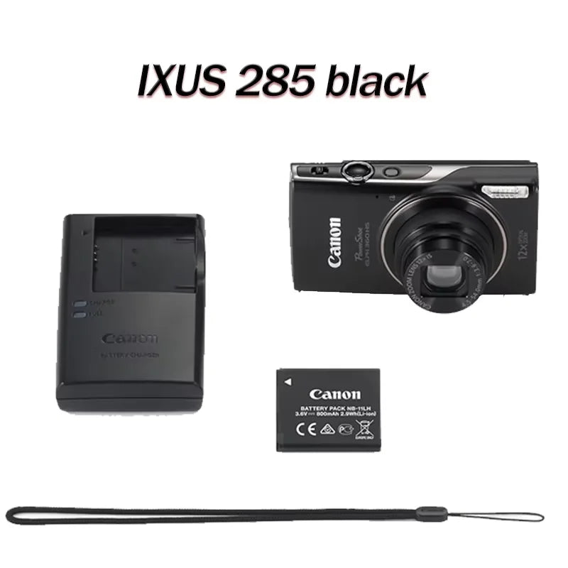 Canon Ixus 285 Camera 12x Optical Zoom Small Card Size
