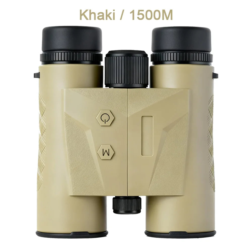 10x42 Hunting Binoculars 1500m Range Waterproof Khaki