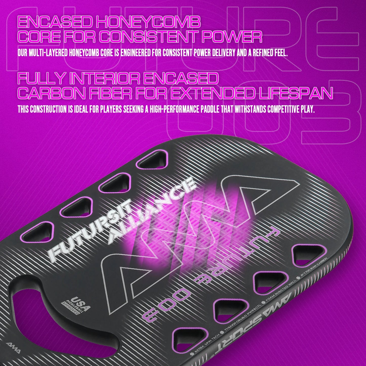 Durable Pickleball Paddle for Control and Power