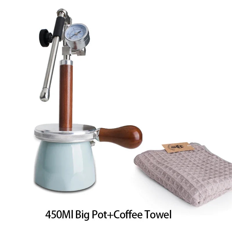 450ml Steam Milk Pitcher for Latte Art & Cappuccino Foam