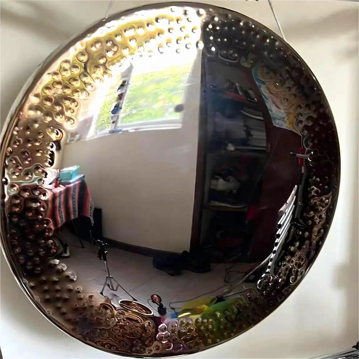 Compact 18 Inch Walking Gong for Healing and Meditation