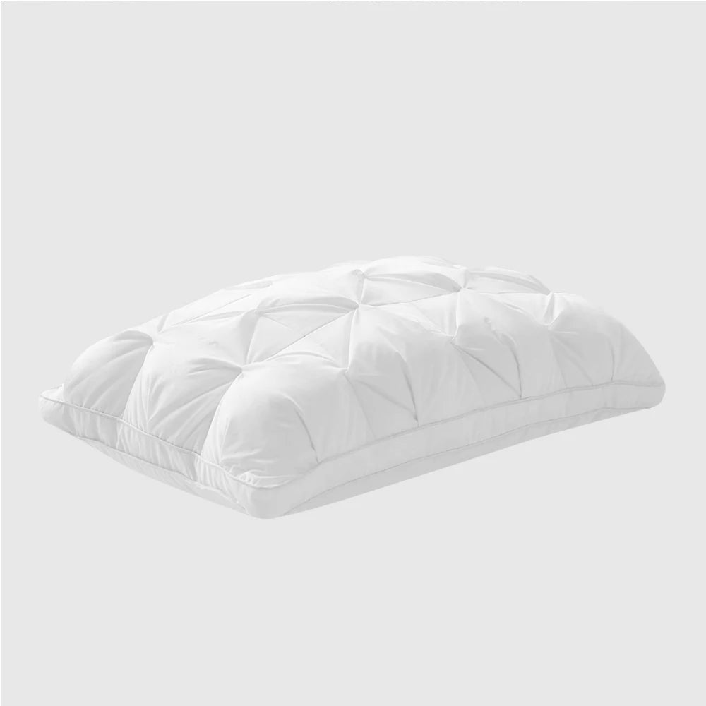 Premium Goose Down Pillow Soft Cotton Cover 3D Design