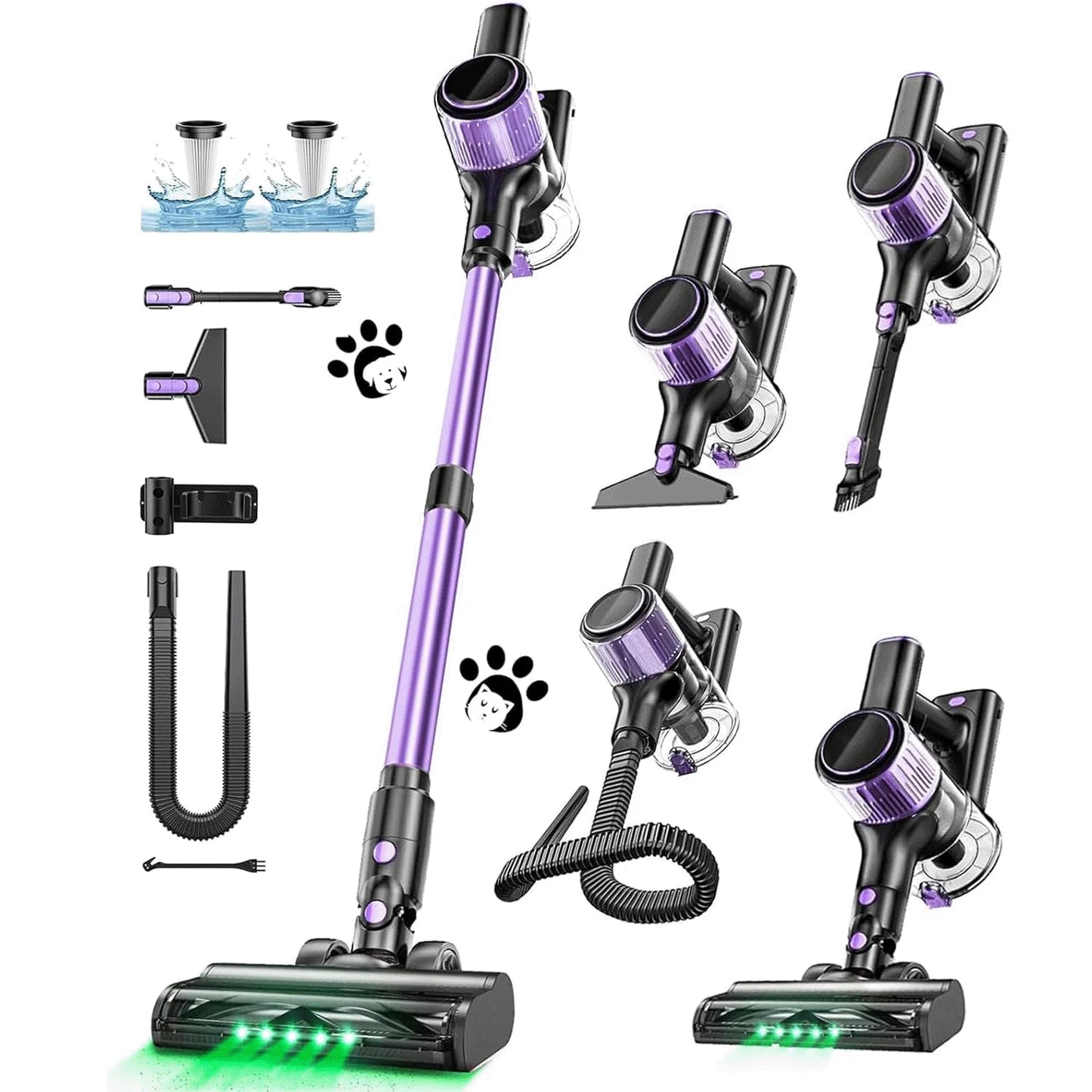 10in1 Powerful Cordless Vacuum Cleaner for Home and Car