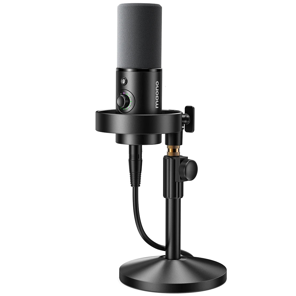 Dynamic Podcast Mic with 192kHz Audio Quality