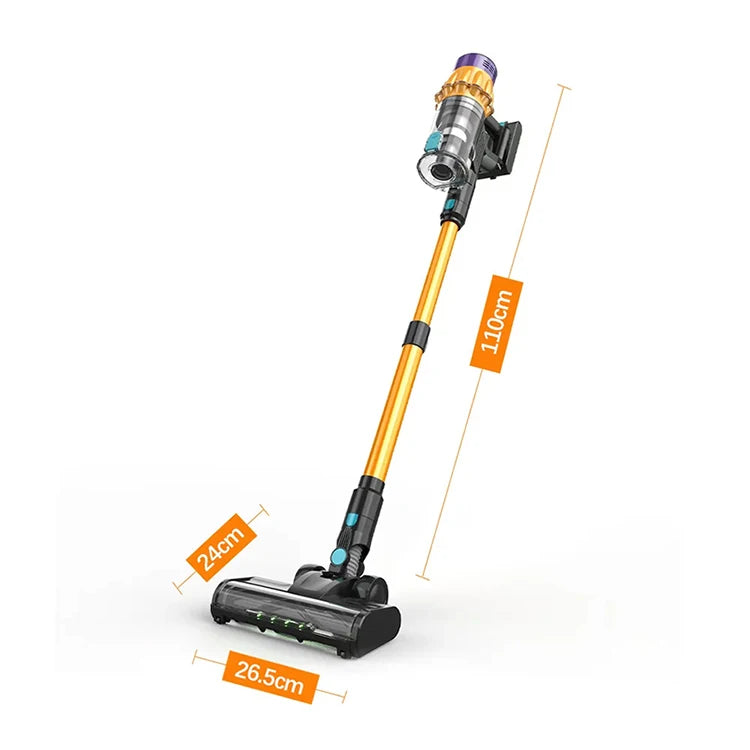 Portable Vacuum Cleaner with Removable Battery & Smart Controls