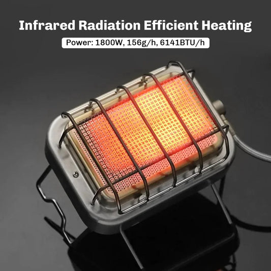 Portable Gas Heater Stove 1800W Infrared Burner
