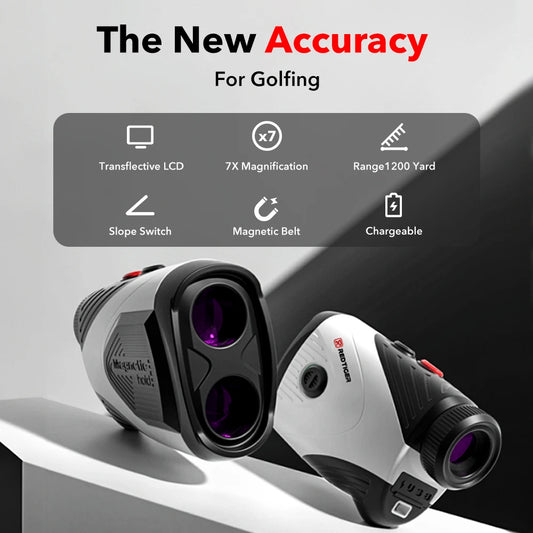 Portable Grey Laser Golf Rangefinder 1000M 7X Magnification