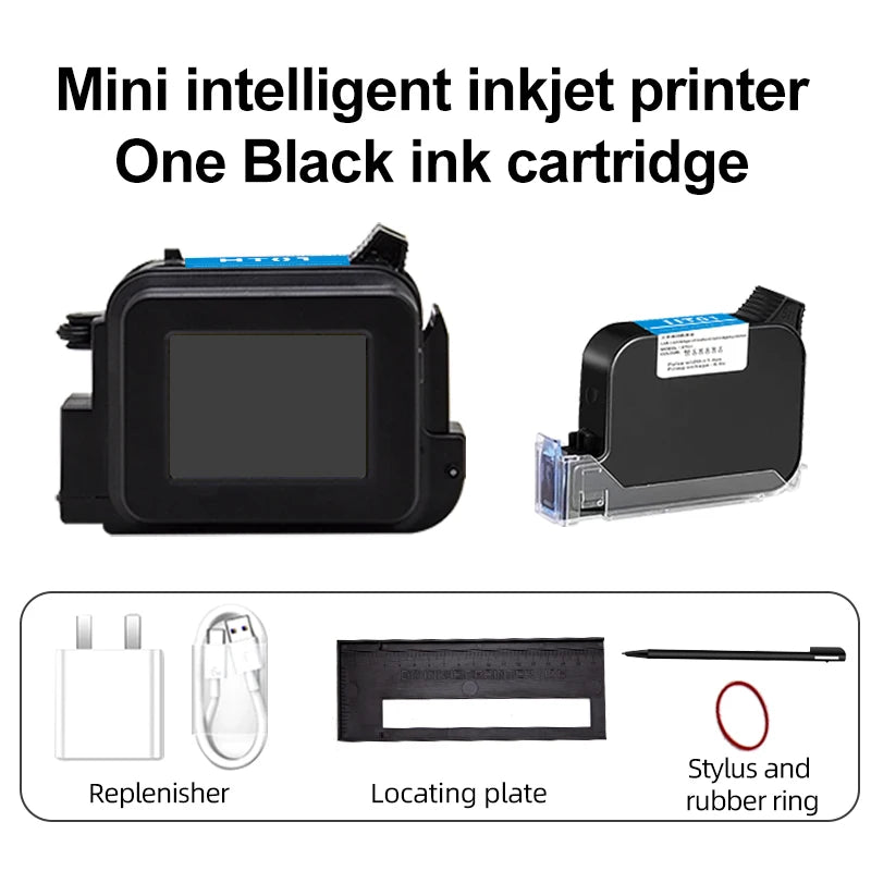 Portable Handheld Inkjet Label Printer Single Ink