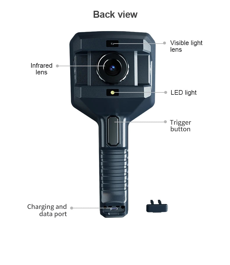 Handheld Infrared Thermal Camera 256×192 for Repair Inspection