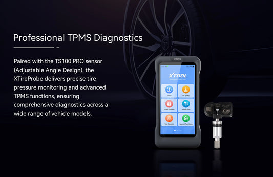 5-System TPMS Diagnostic Tool with Lifetime Updates