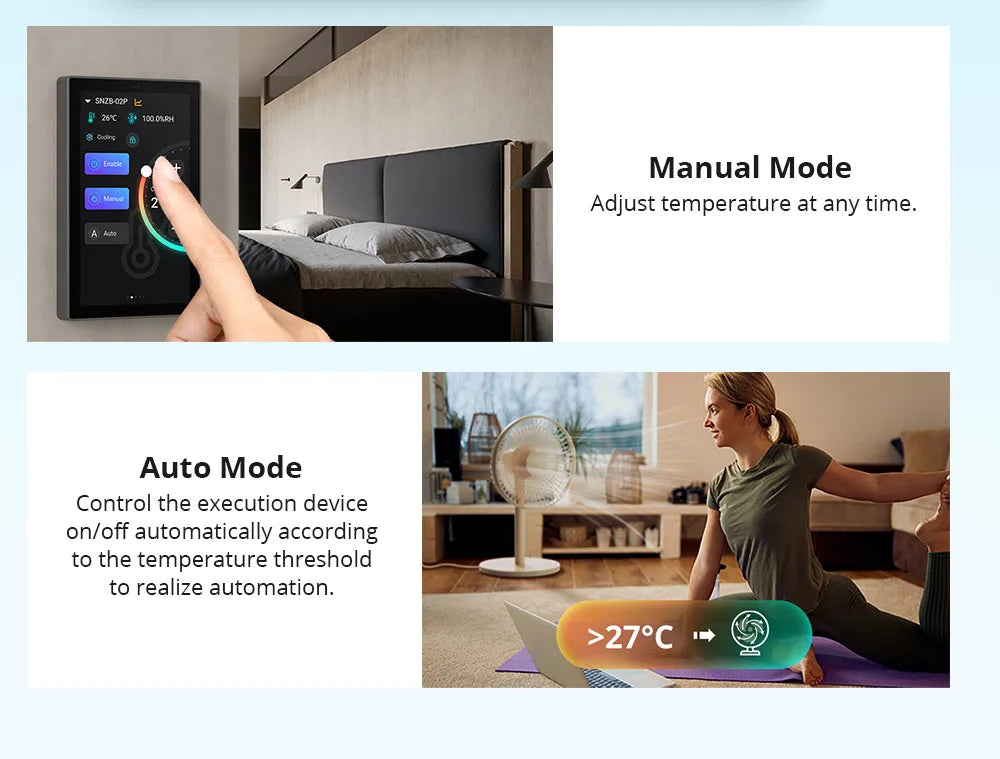 120 Type Smart Home Control Panel Pro White