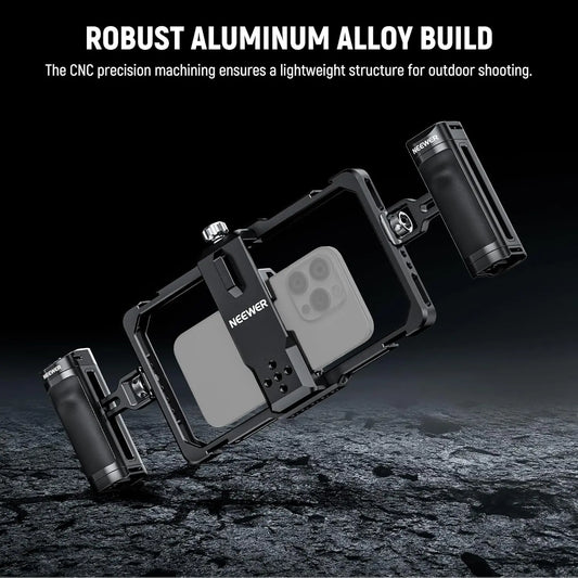 Universal Phone Cage Rig with Bluetooth Handle Stabilizer