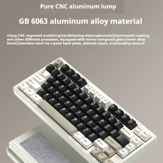 Wireless Mechanical Gaming Keyboard Black-Pro with RGB Backlight